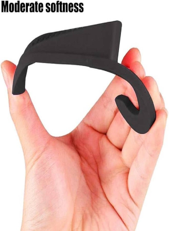 Clickswift®4-Pack Silicone Door Stoppers with Hook, Non-Slip Rubber Wedge Door Stopper for Home and Office Use, Flexible and Durable Door Holder for All Floor Types, Door Stop Wedges (Multicolours) - Image 2